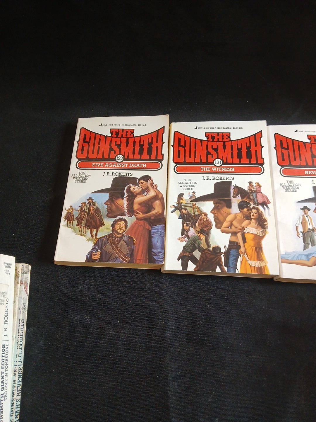 The Gunsmith Series 9 Books by J. R. Roberts (1990’s, Mass Market)