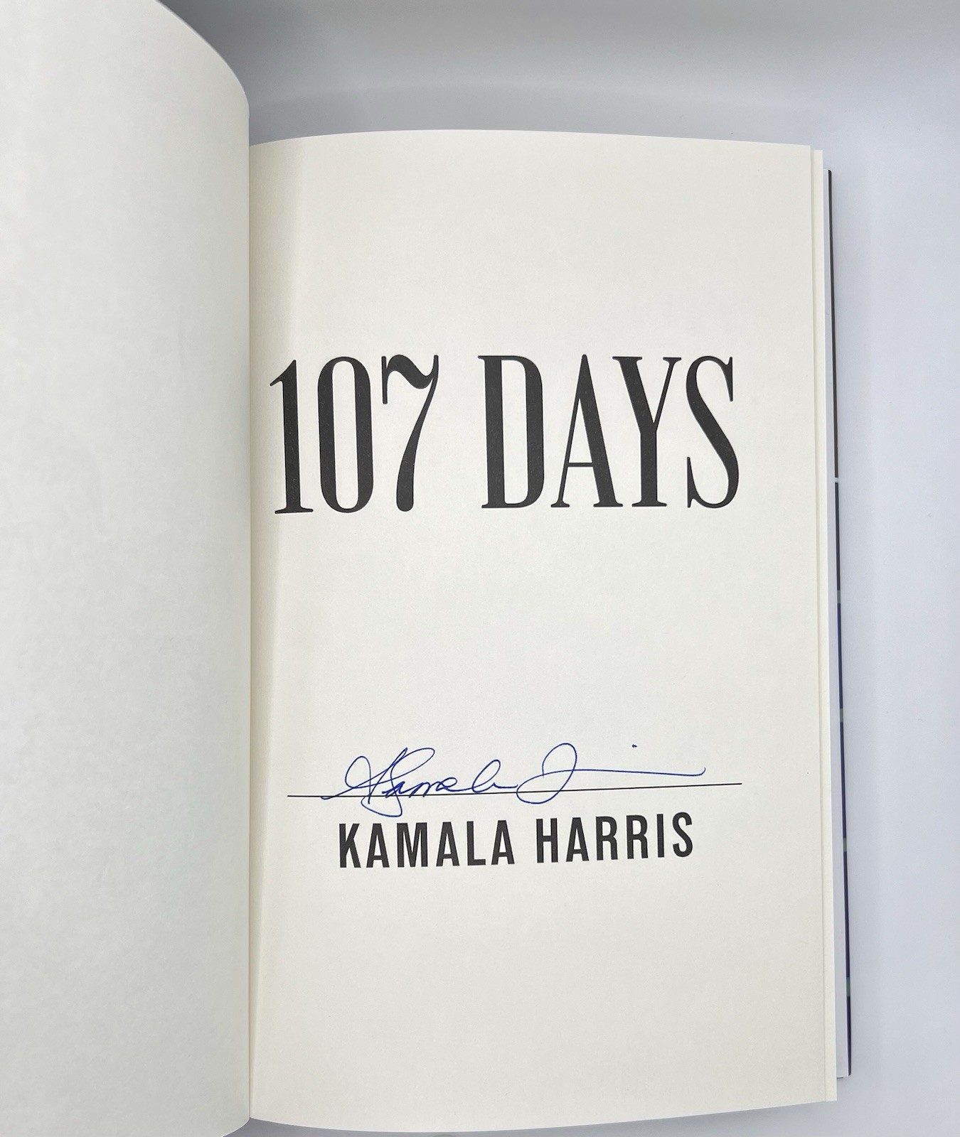 Kamala Harris US Vice President 107 Days Signed Autograph Constitution Book #2