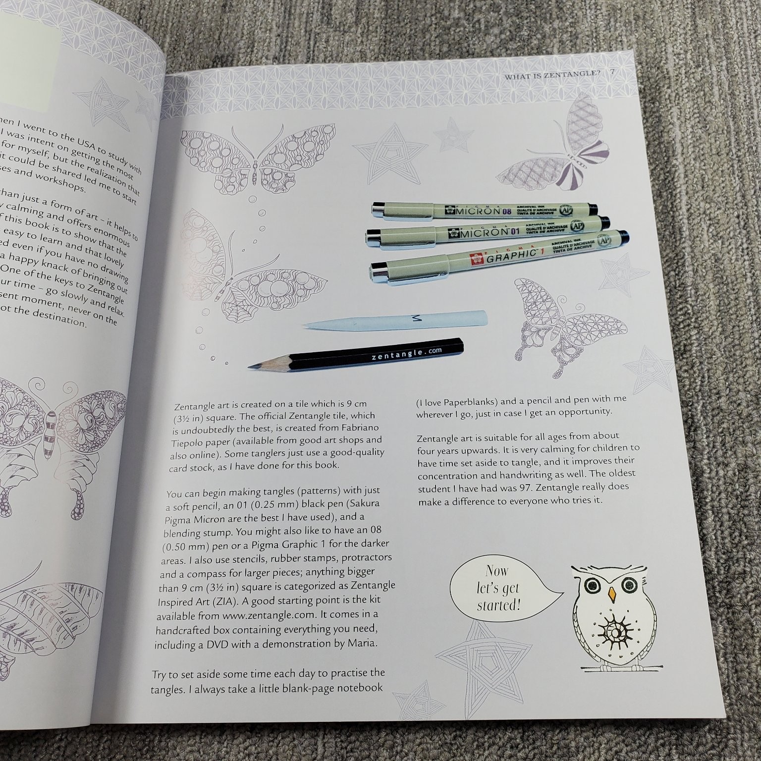 Zentangle The Inspiring and Mindful Drawing Method Jane Marbaix 2015 Arcturus