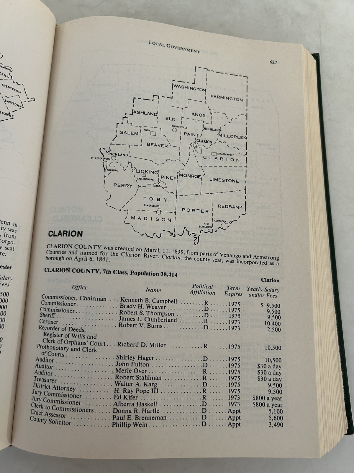 The Pennsylvania Manual Volume 101 1972-73, hardcover