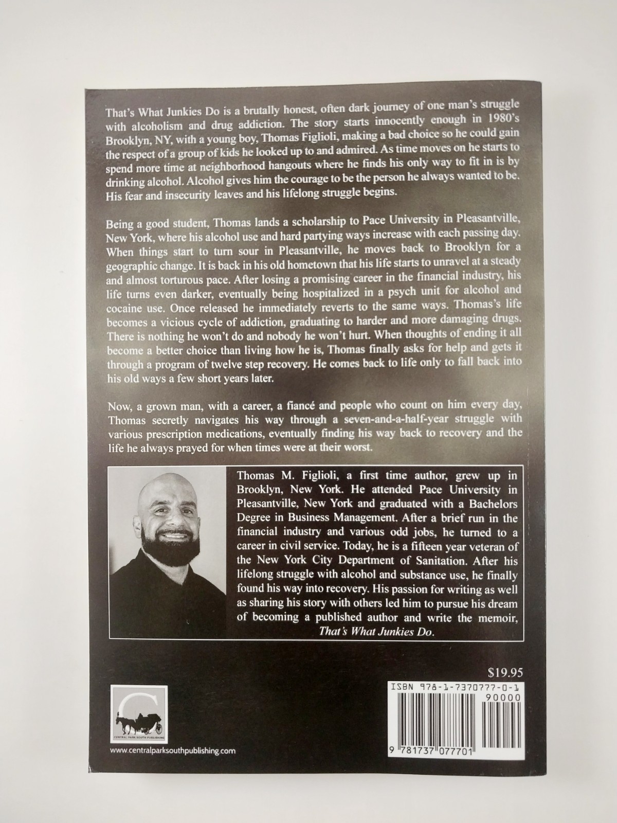 That’s What Junkies Do by Thomas Figlioli (2021, Trade Paperback)