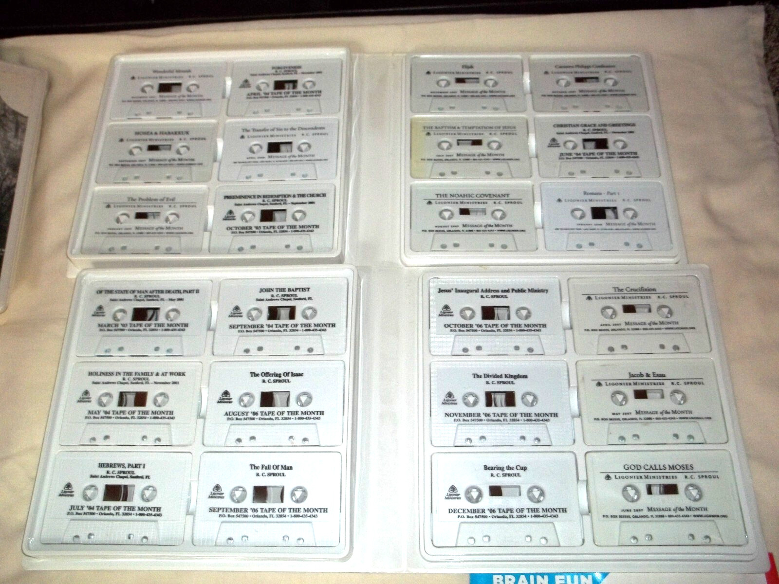 Two Tape of the Month Ligonier Ministries 2003 & 2008 Cassette tapes