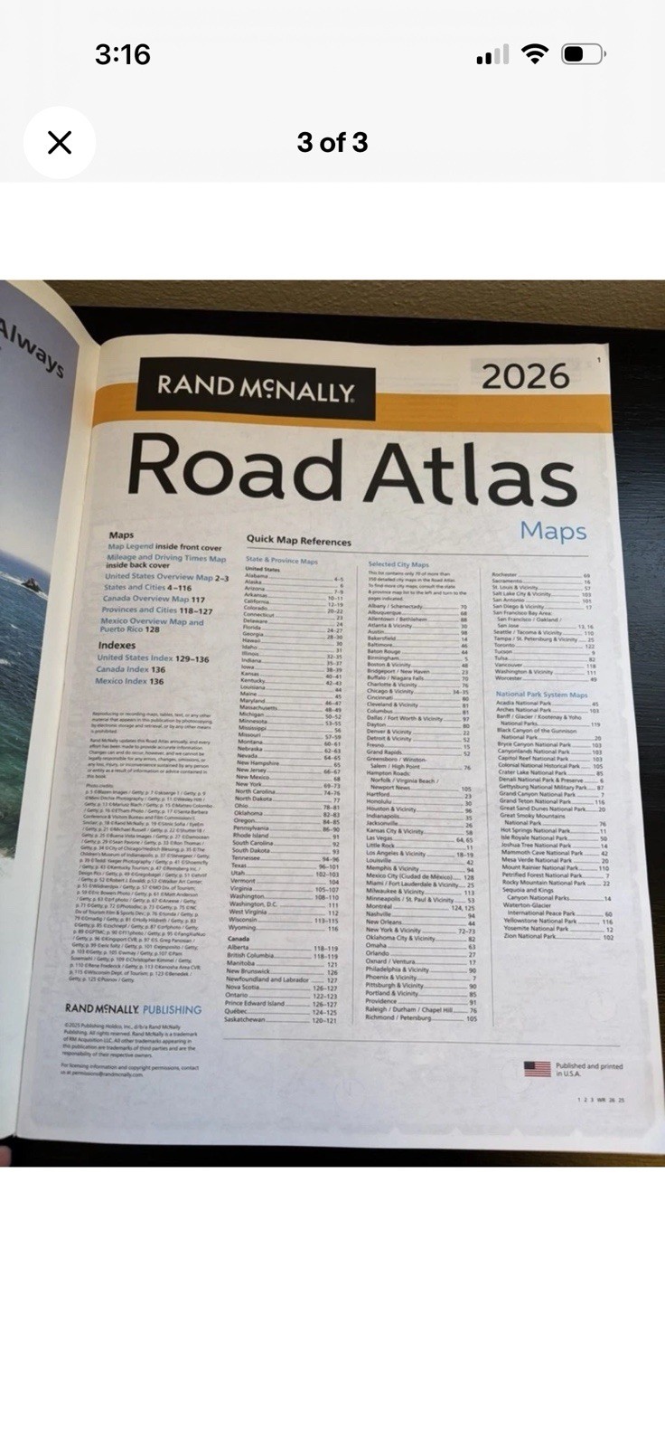 2026 Rand McNally Road Atlas Guide United States Canada Mexico BRAND NEW