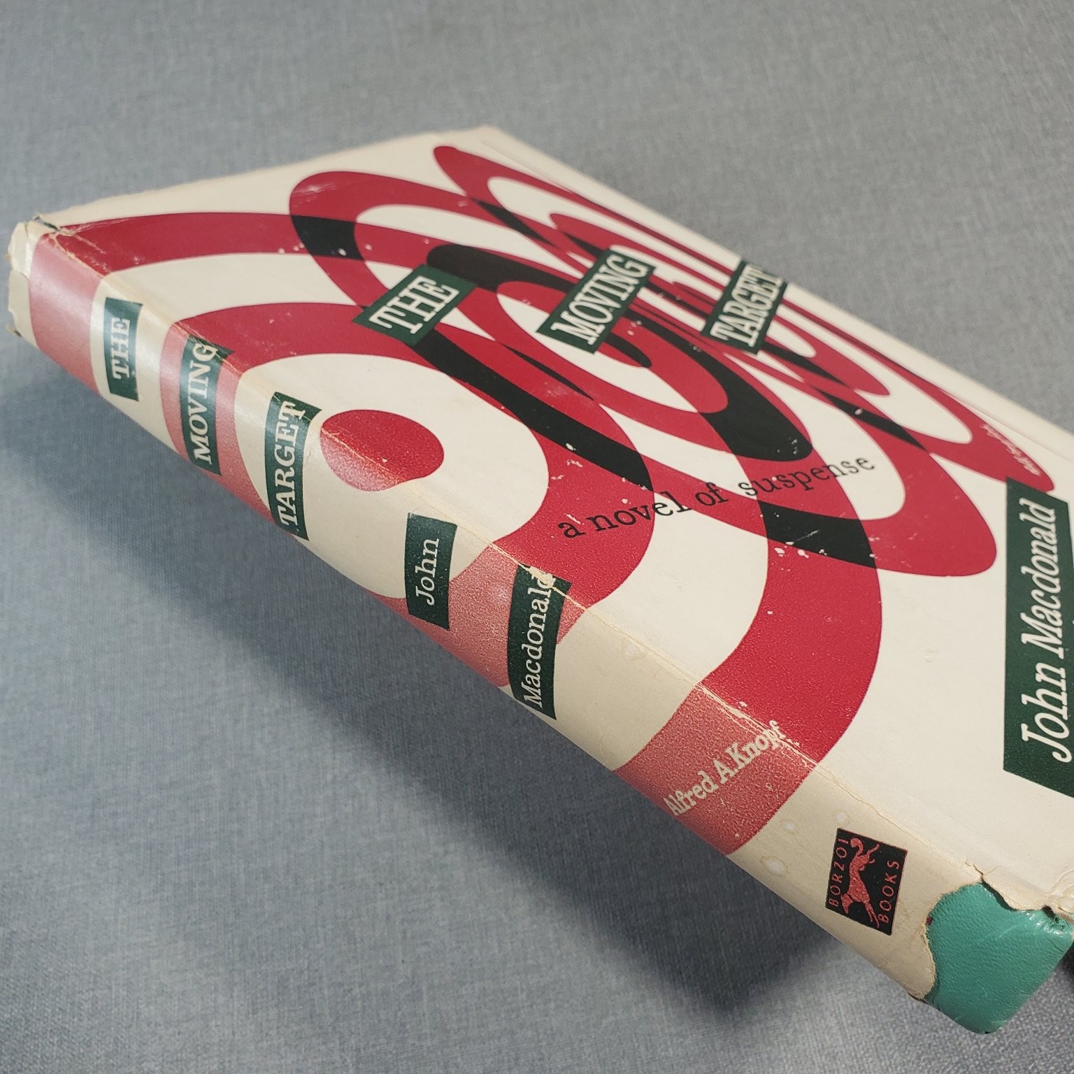 The Moving Target John Macdonald 1949 Book Club Edition Suspense Alfred A. Knopf