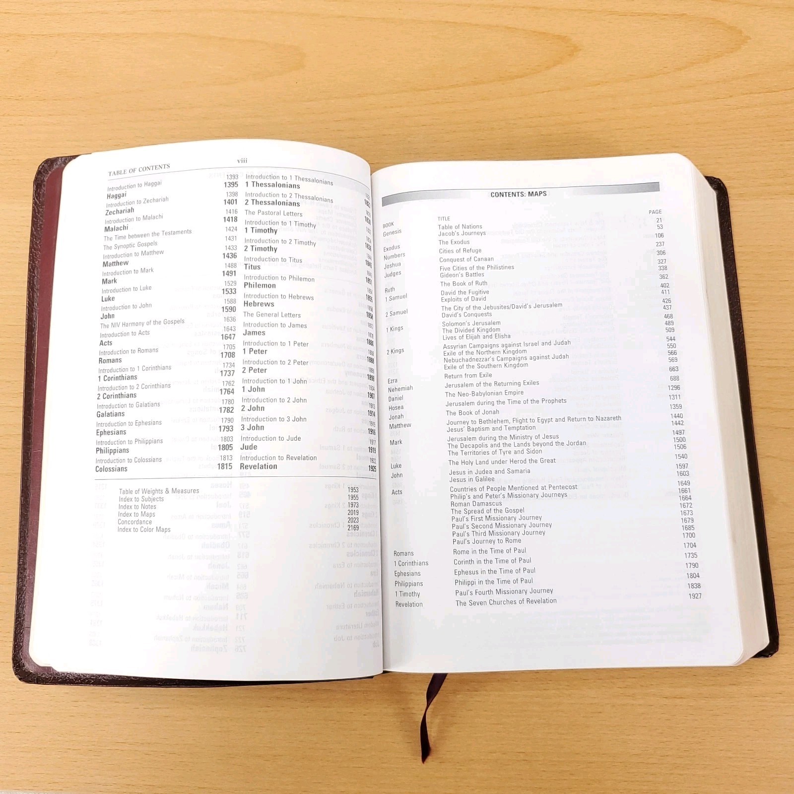 Zondervan The NIV Study Bible 10th Anniversary Edition 1995 Red Letter, Leather