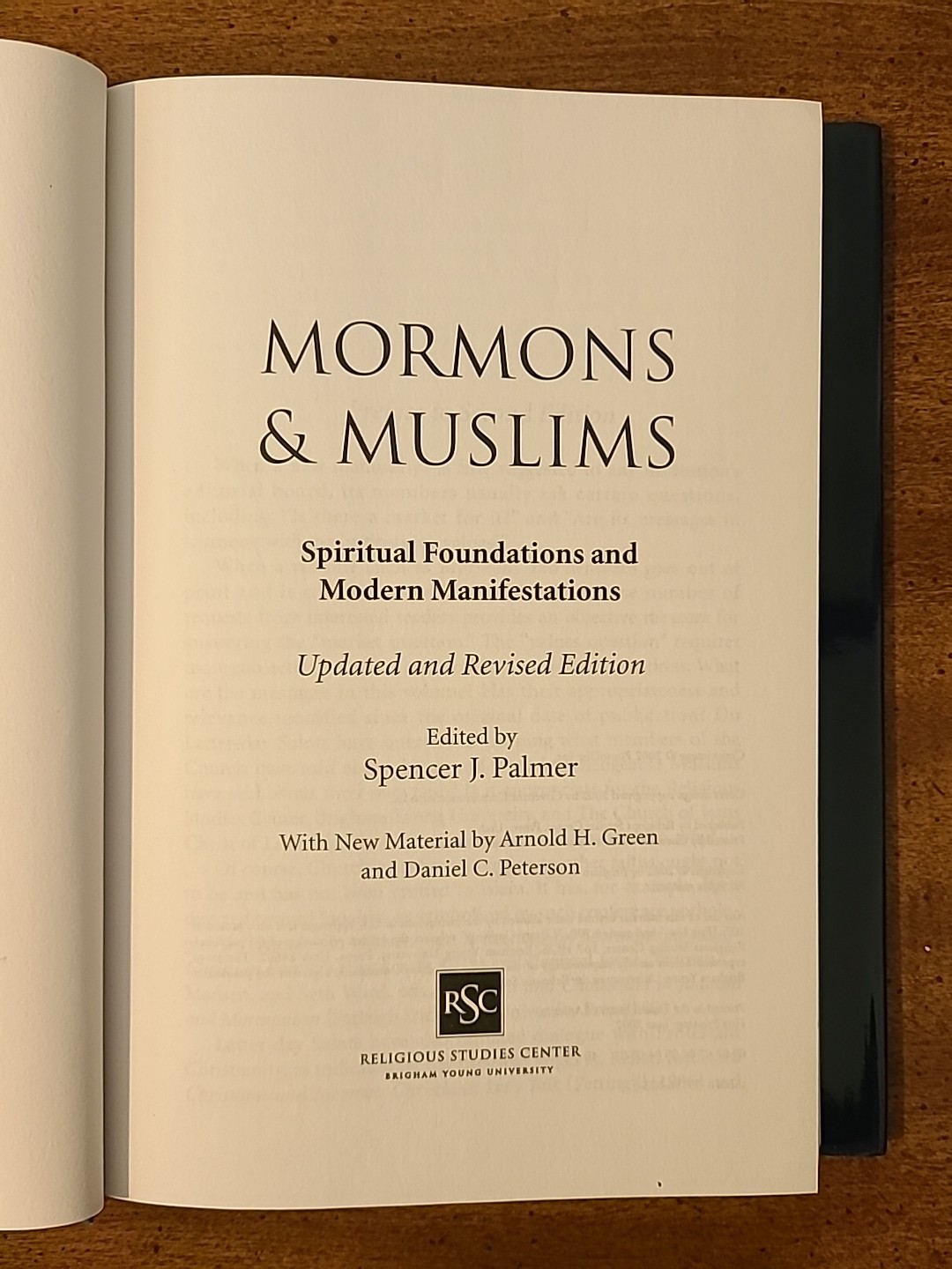 Mormons & Muslims BYU Updated & Revised Edition 2002 Hardcover Like New