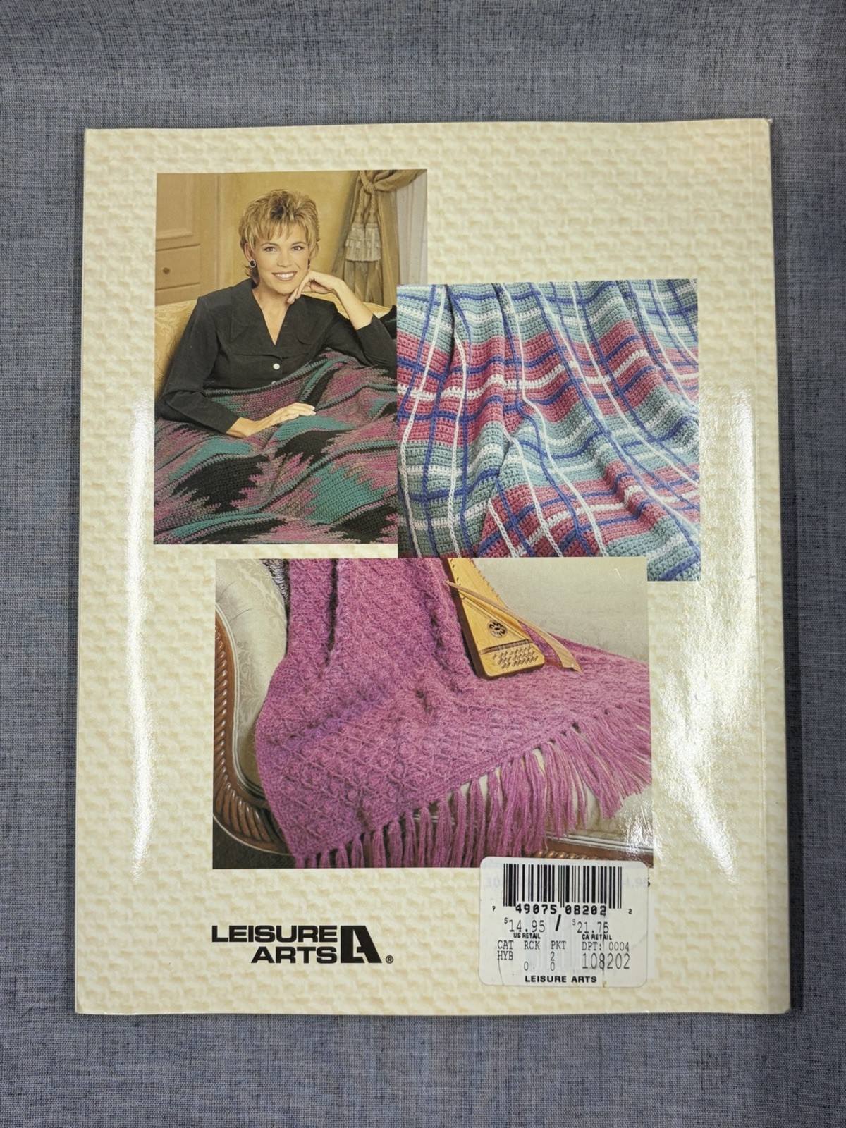 VANNA’S AFGHANS All Through the House PB Book CROCHET PATTERNS – 114 Pages LA
