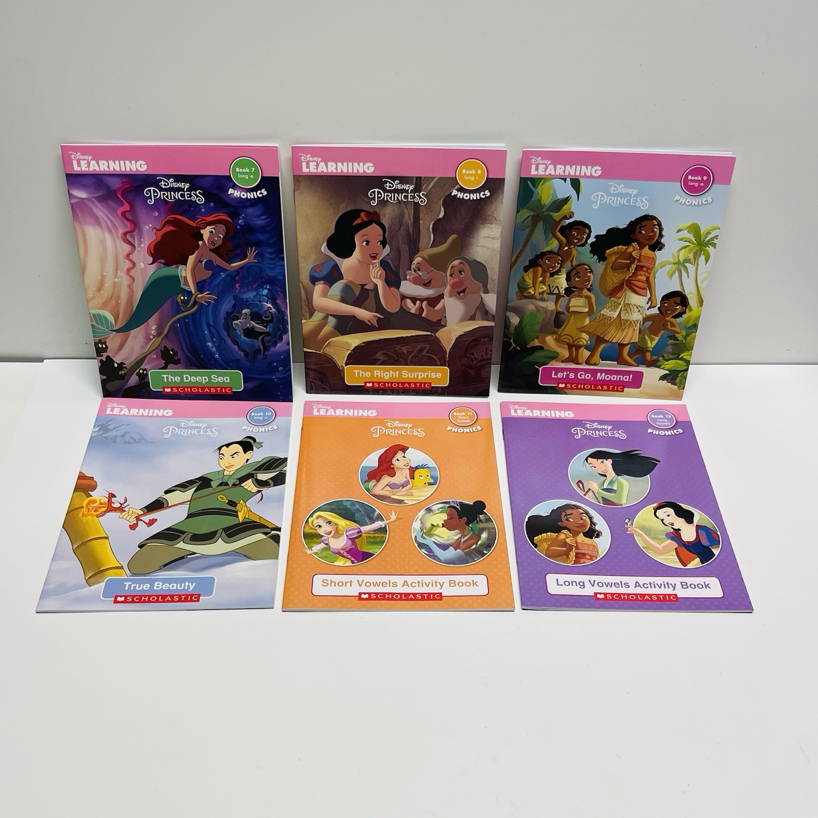 Disney Learning – Disney Princess – Phonics and Sight Words Collection Books