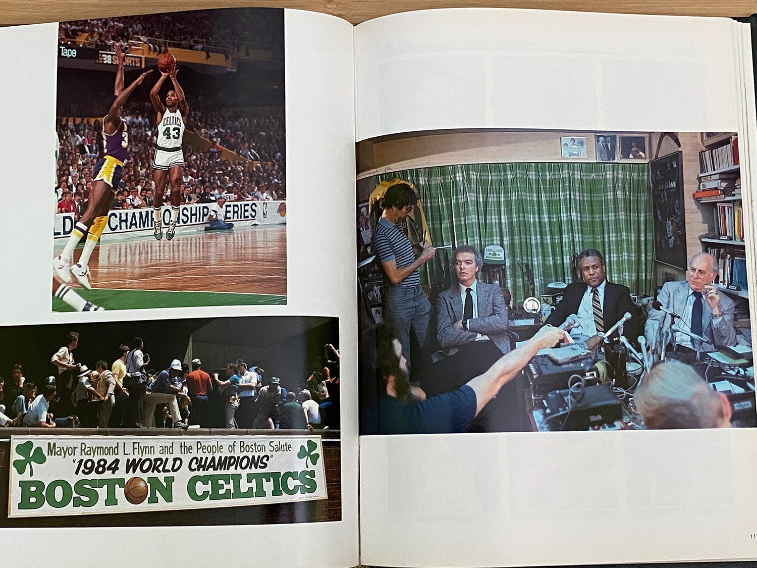 Boston Celtics: Four Decades of Excellence SIGNED by Dennis Johnson! Limited Ed