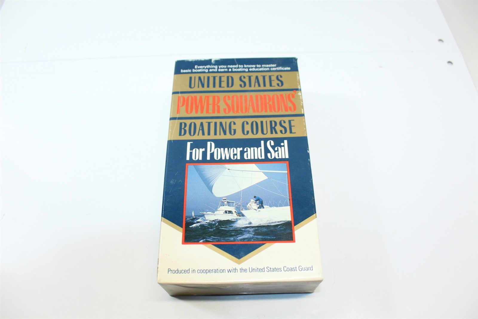 Vintage 1989 United States Power Squadron’s Boating Course VHS & Paperback Book