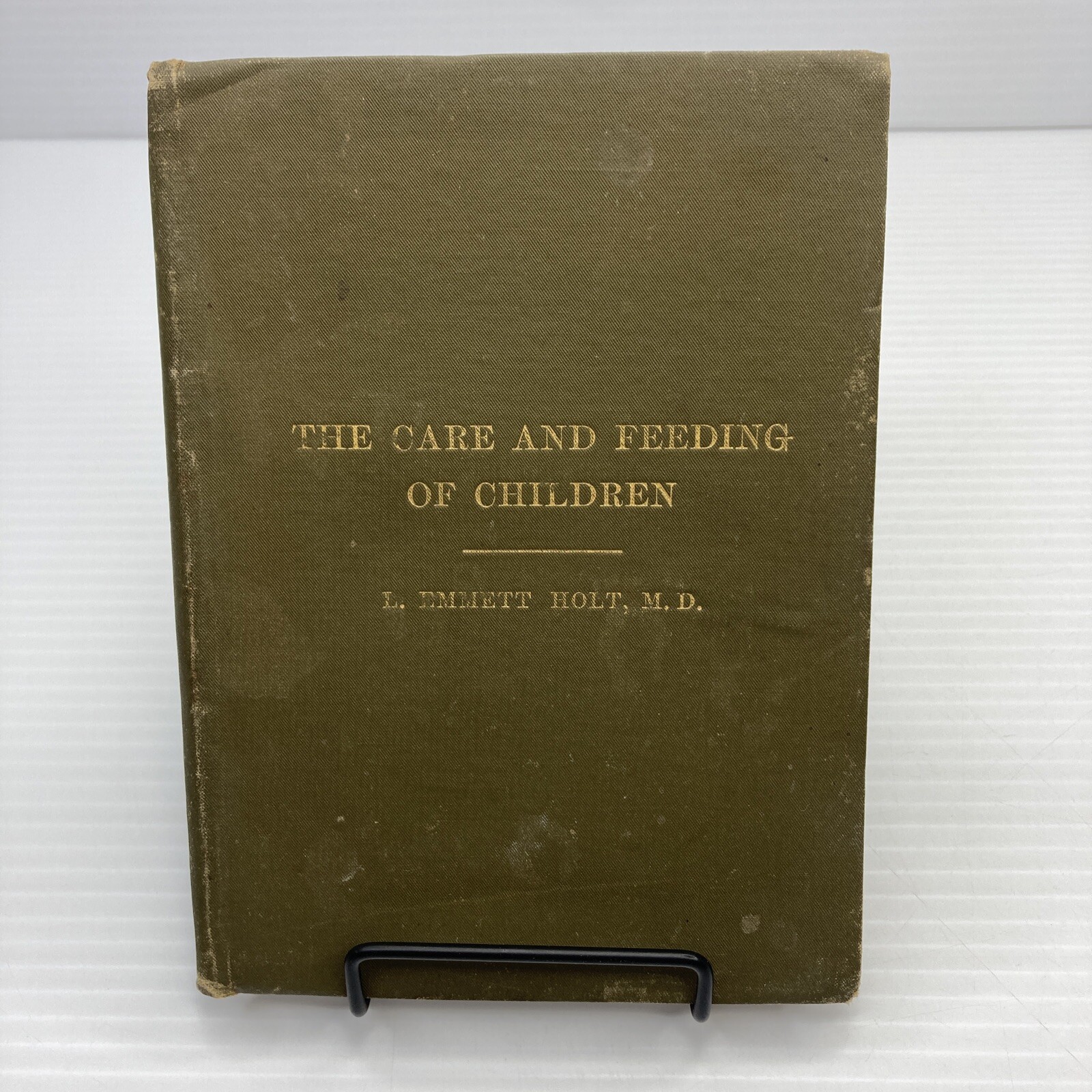 The Care and Feeding of Children L. Emmett Holt 1894 First Edition D. Appleton