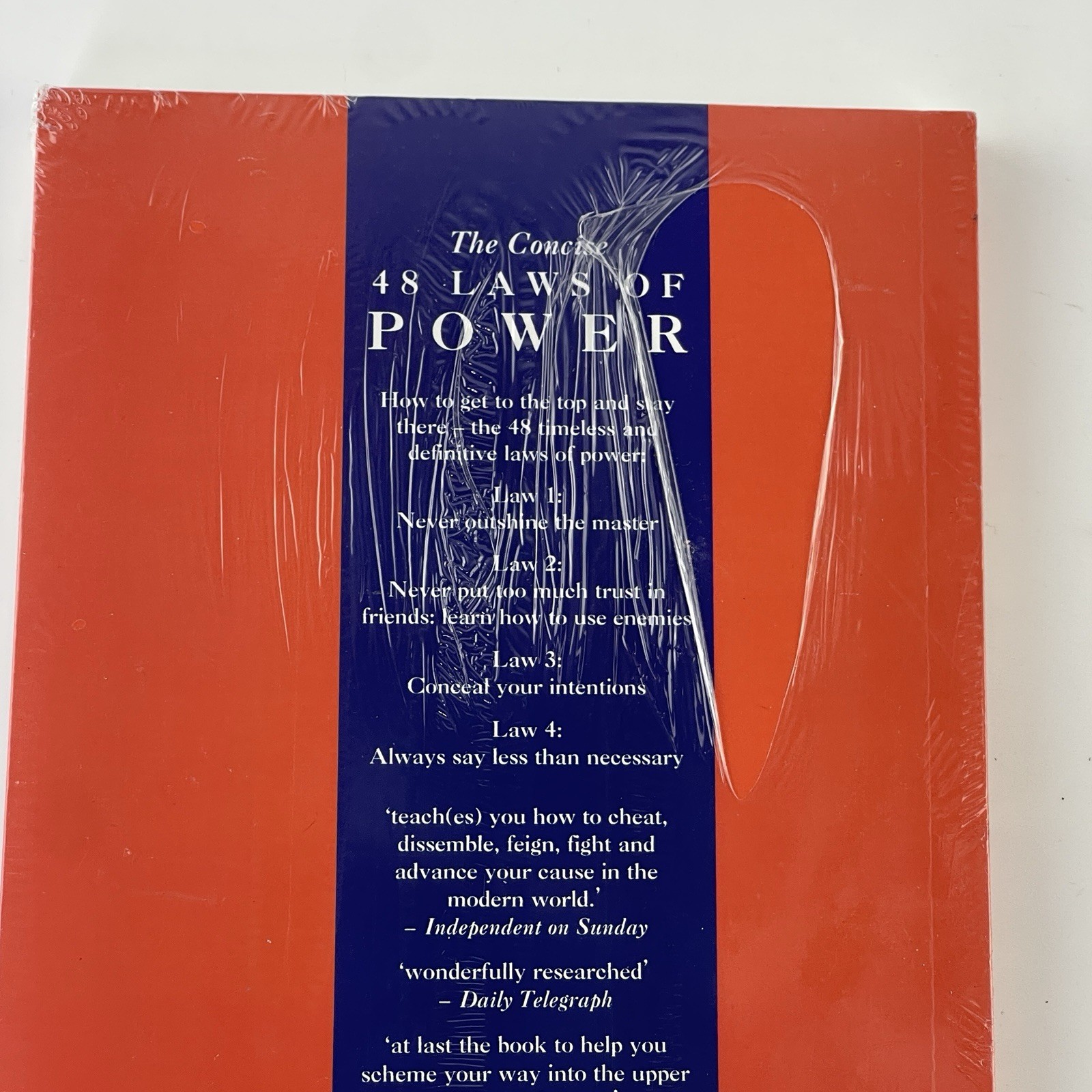 The Concise 48 Laws Of Power by Robert Greene Paperback Book