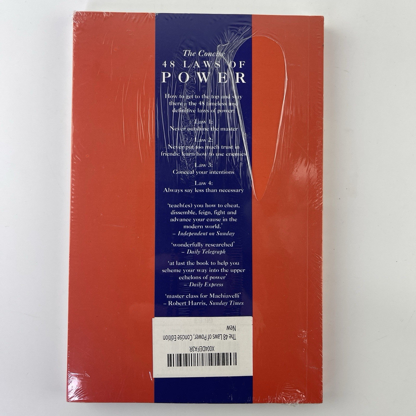 The Concise 48 Laws Of Power by Robert Greene Paperback Book