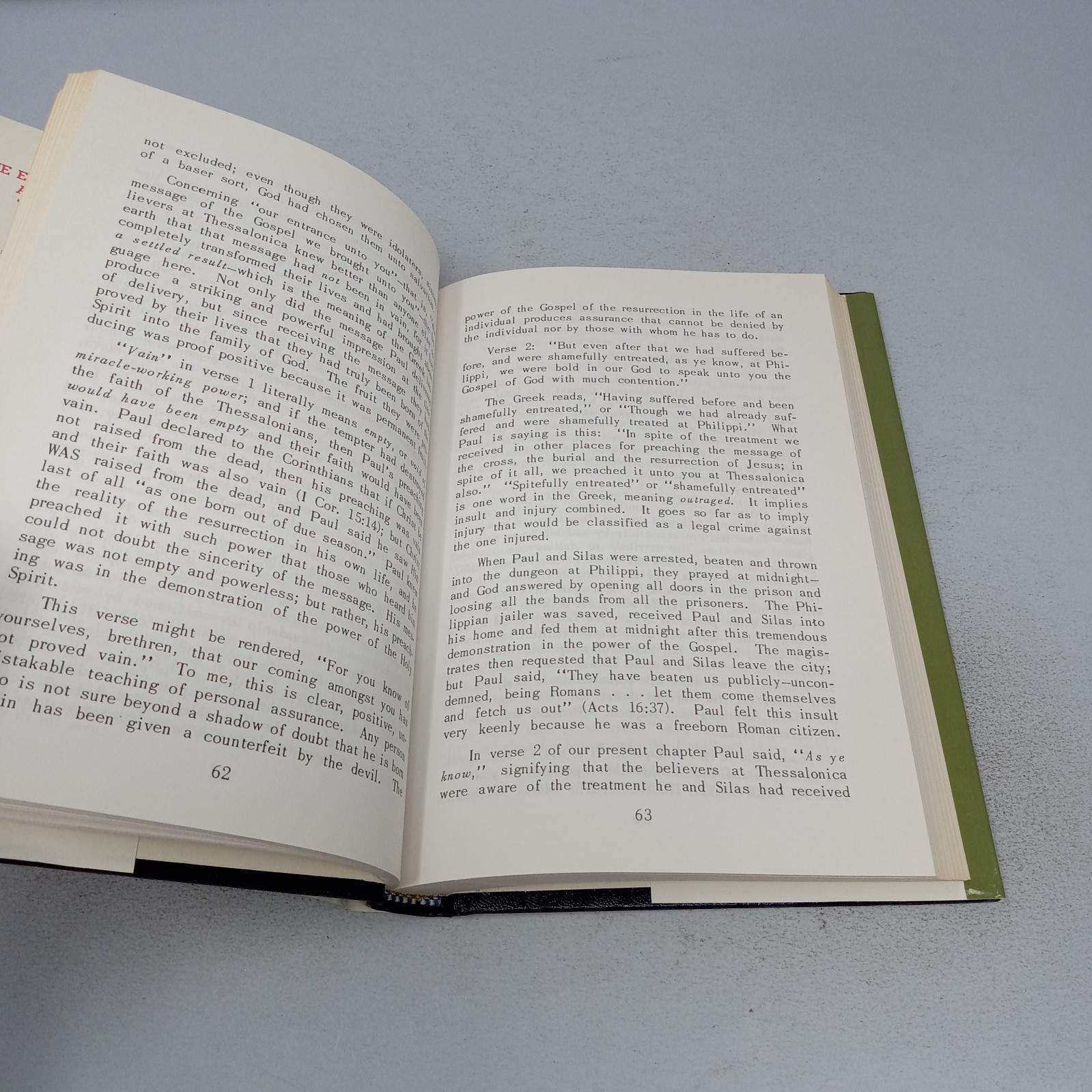The Epistles of Paul the Apostle to the Thessalonians 1964 HC Oliver B. Greene