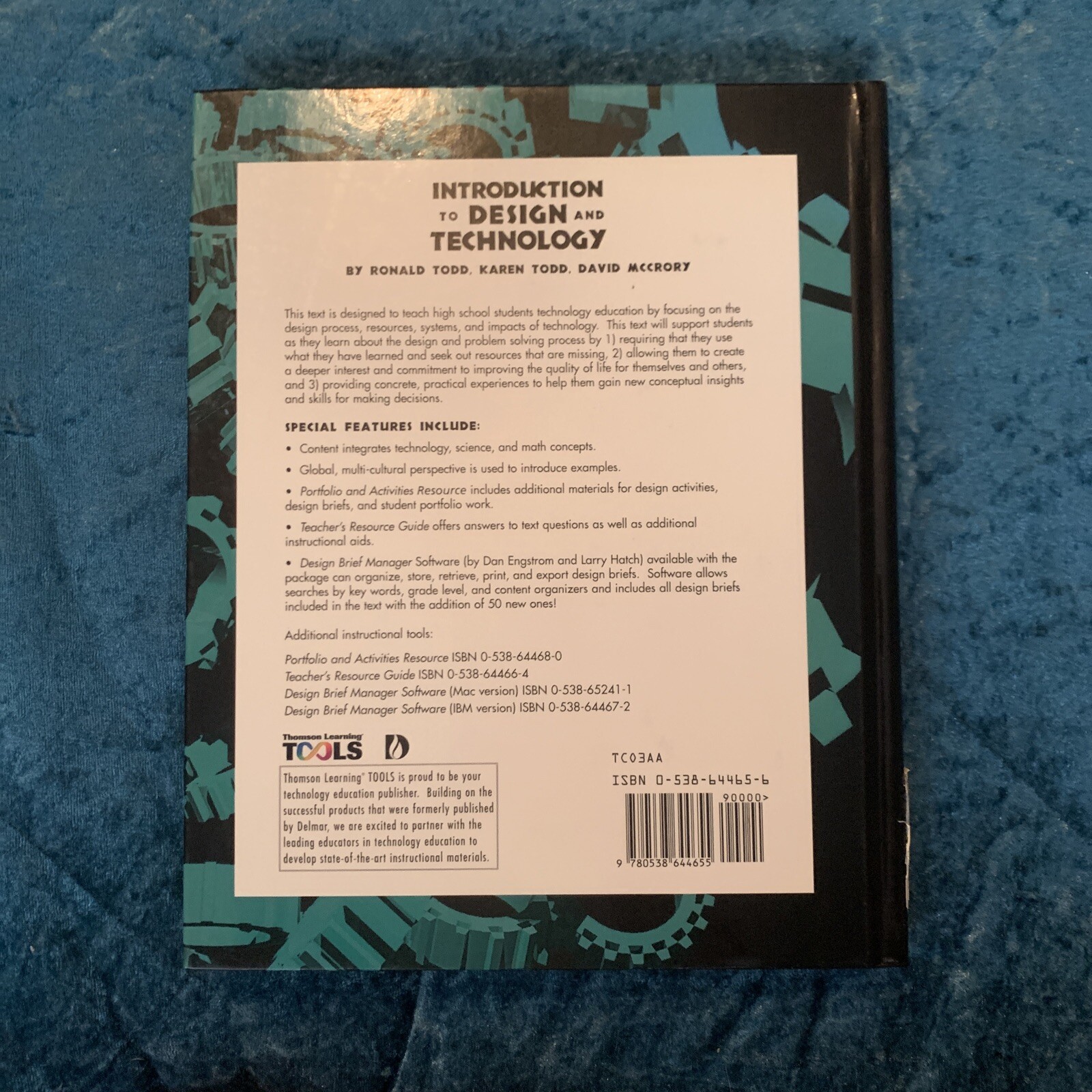 Introduction to Design and Technology 1996 Todd, Todd, McCrory Hardback