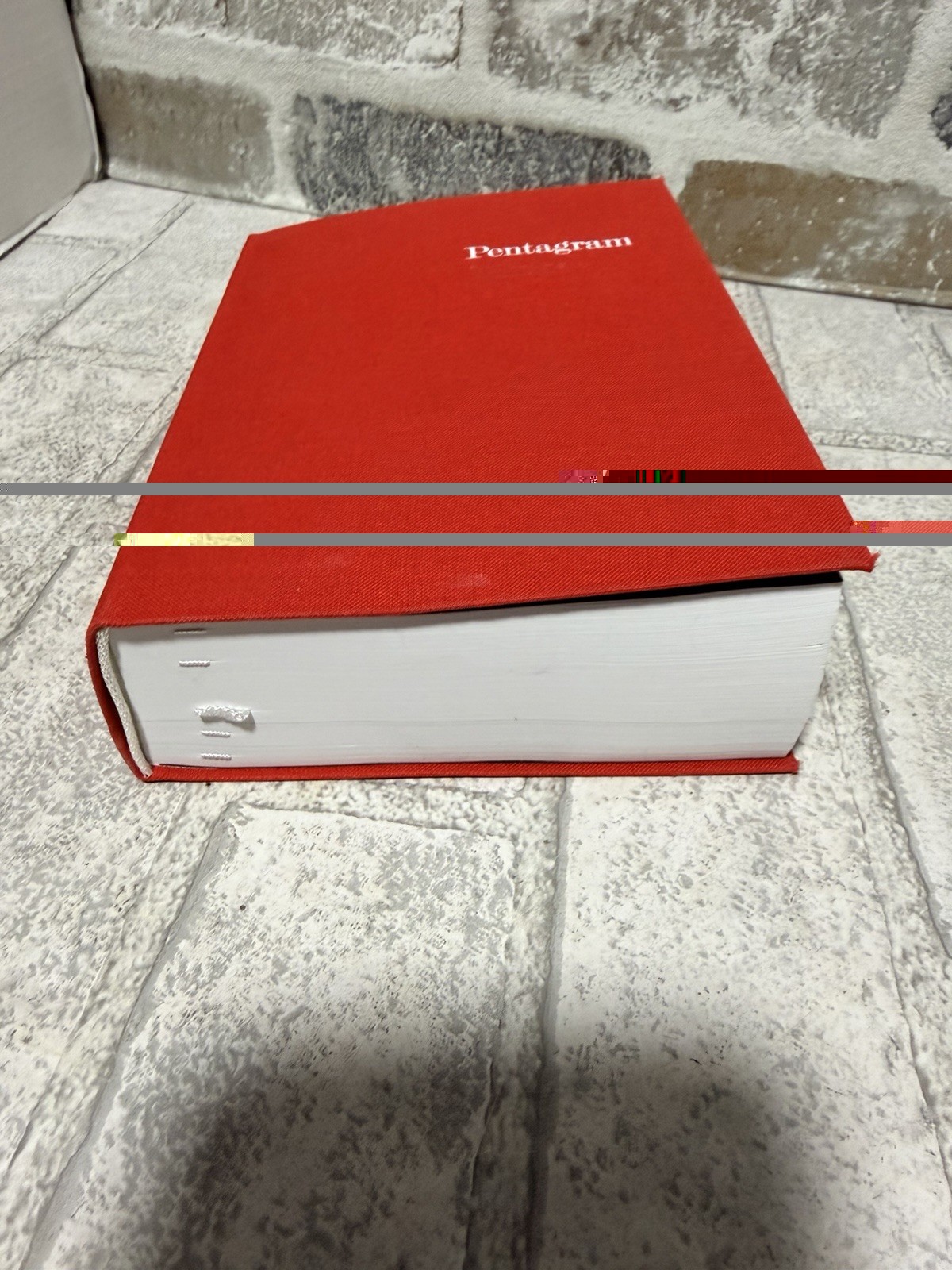 Pentagram: Marks – 500 Symbols and Logotypes (Red Softbound Cover, 2011)