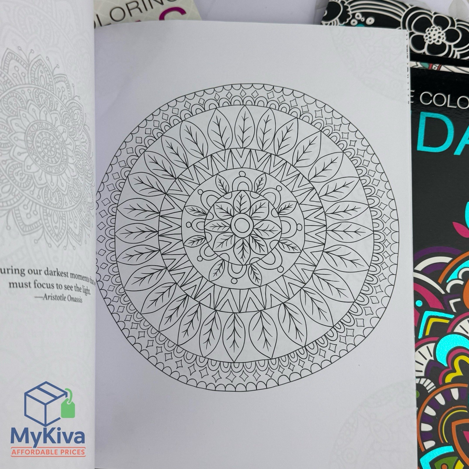 Mandalas Coloring Books For Meditation Adult Relaxation Stress Relief Set Of 6