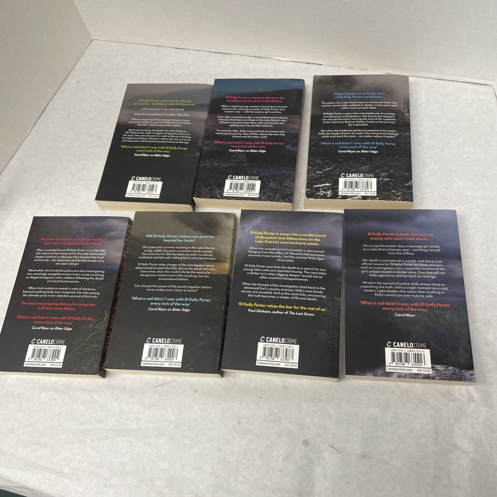 Rachel Lynch First 7 of Kelly Porter Series (See Photos for Titles)