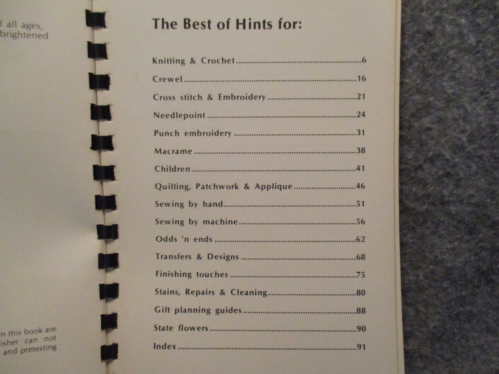 Mary Ann’s Best of Helpful Needlecraft Hints 1981 Paperback Book Craftways Corp