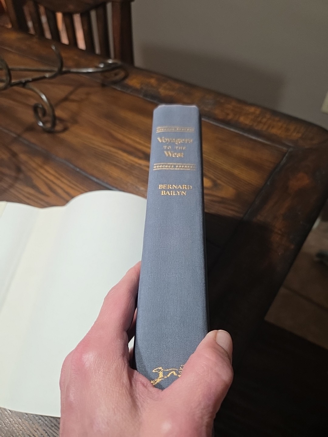 Voyagers to the West by Bernard Bailyn; First Edition