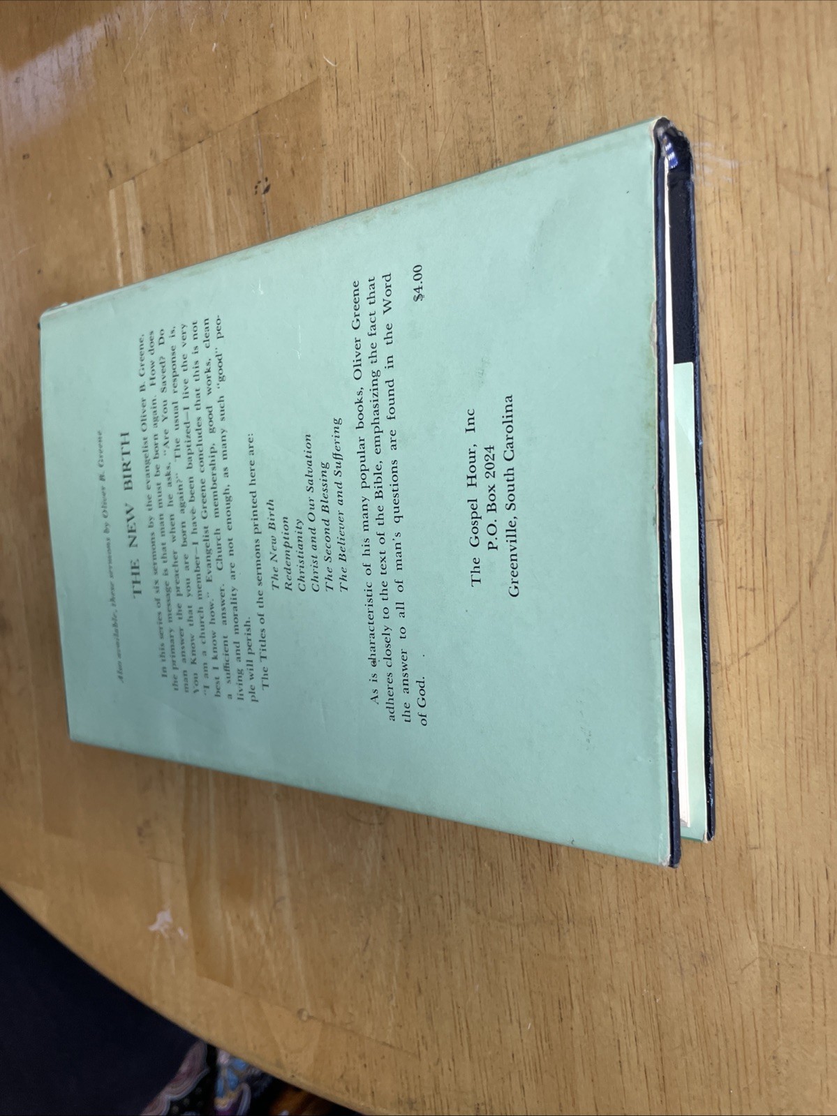 ETERNAL LIFE – FIRST EDITION 1967 – OLIVER B. GREENE