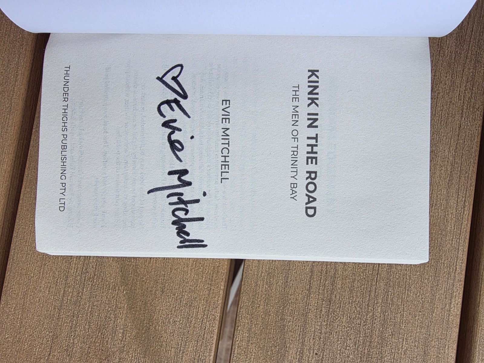 Evie Mitchell RARE book signing bundle