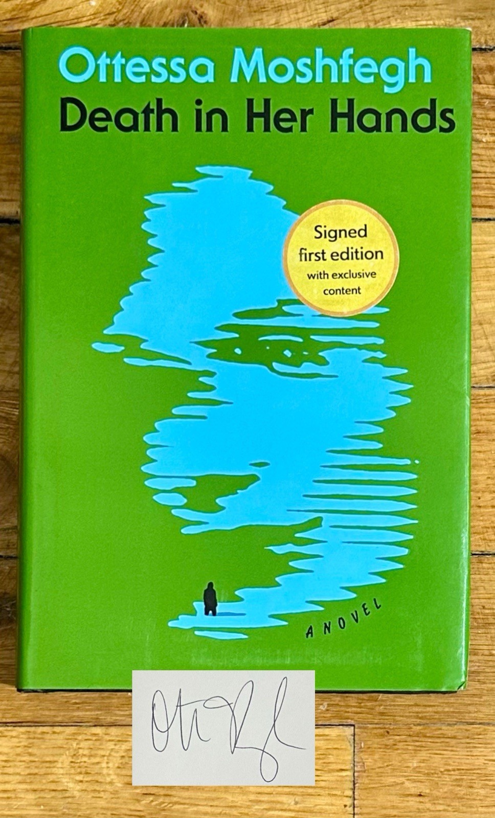 Death In Her Hands By Ottessa Moshfegh ✧ First Edition ✧Signed by Author✧ NM-