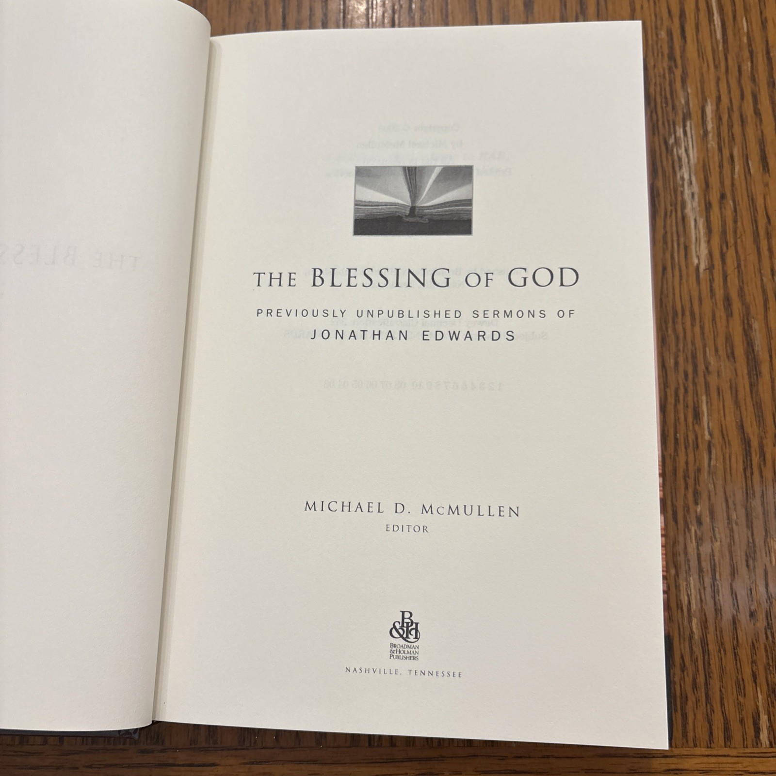 The Blessing Of God By Jonathan Edwards HB