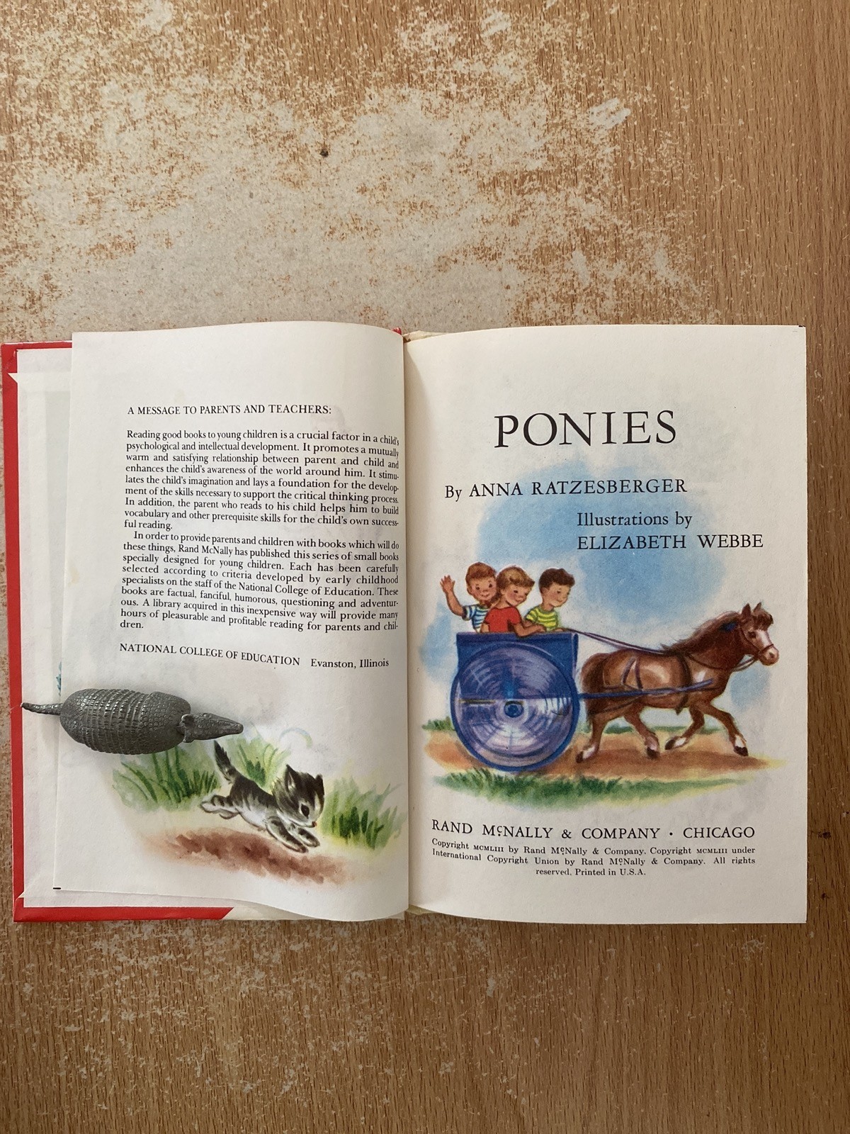 Ponies by Anna Ratzesberger (1953 Hardcover)