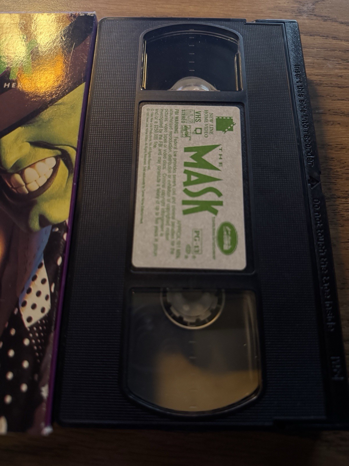 The Mask Paperback Book Novelization + (VHS , 1994) Jim Carrey 90s Movies
