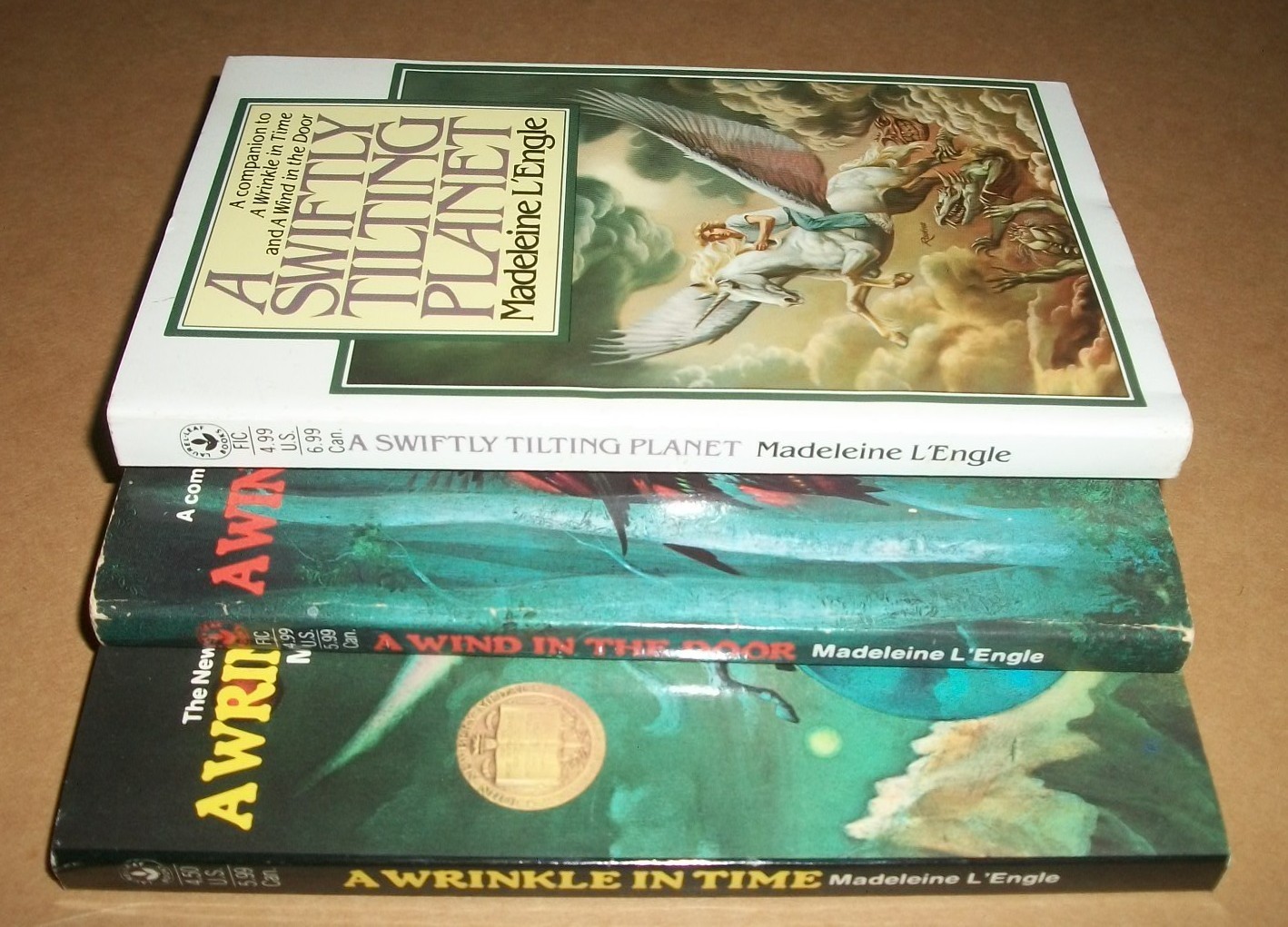 Madeleine L’Engle Trilogy 1-3 Murry Kairos vintage 70s Laurel-Leaf lot of 3 PBVG