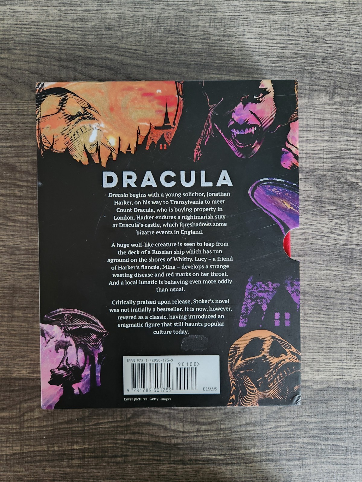 Dracula Bram Stoker Arcturus Hardcover Red Cloth Silver Foil Slipcase Gothic Art