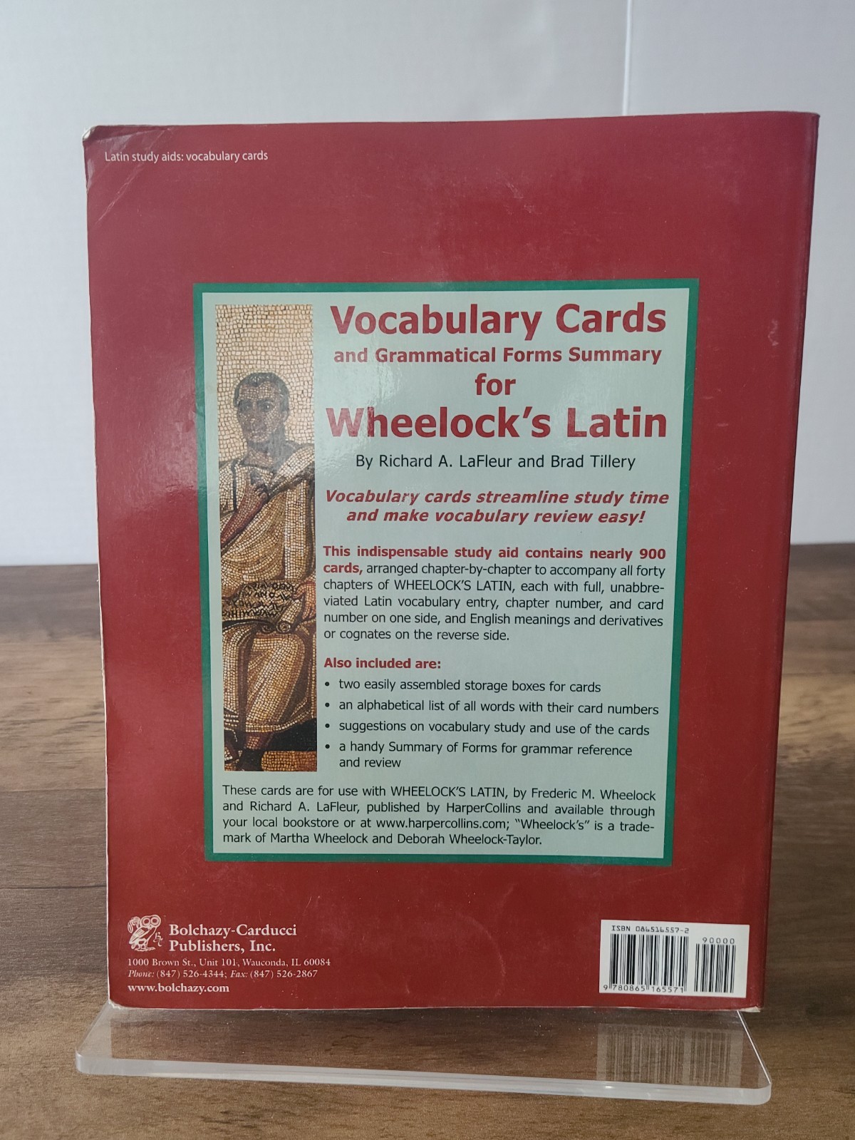 Vocabulary Cards and Grammatical Forms Summary for Wheelock’s Latin