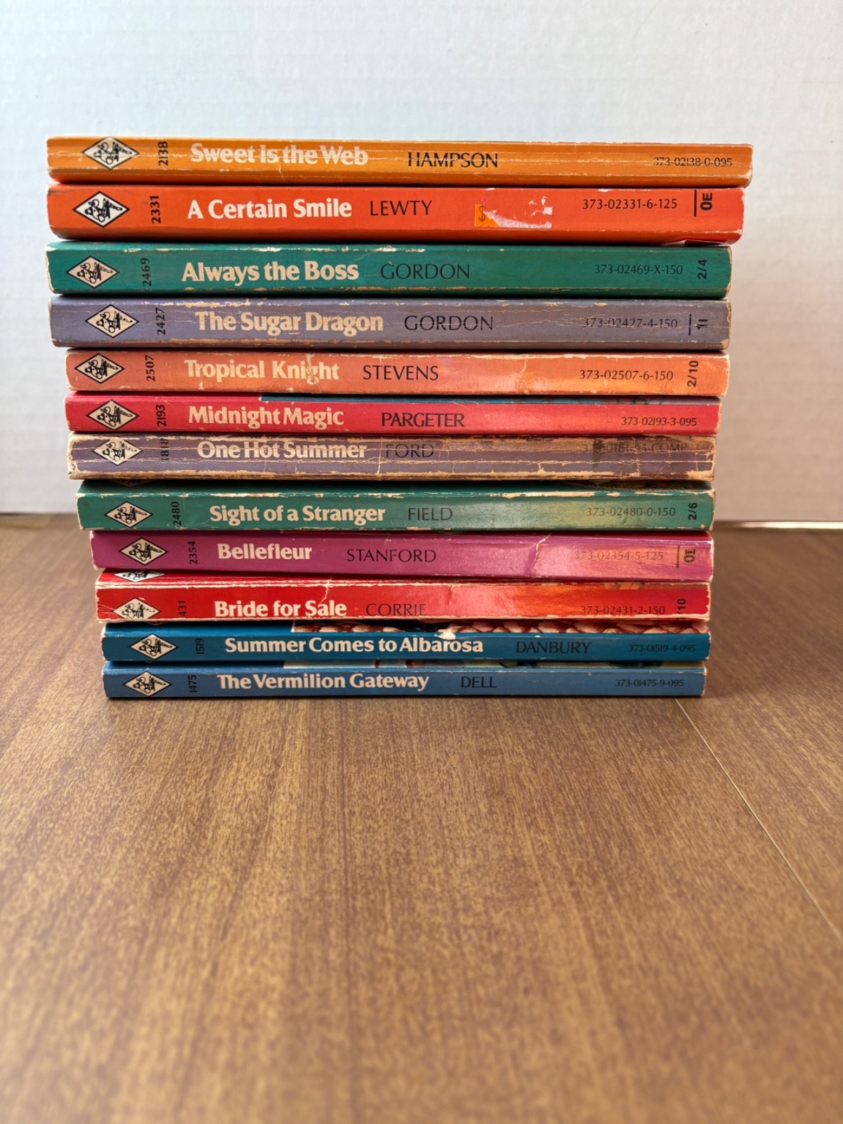Vintage Harlequin Romance Paperback Lot of 12 (See Photos for Titles)