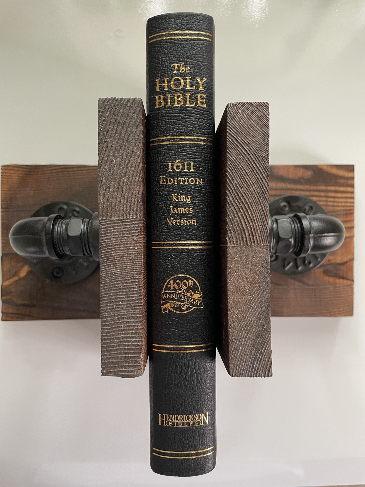 KJV 1611 Bible 400th Anniversary Edition Genuine Leather with Apocrypha Like New