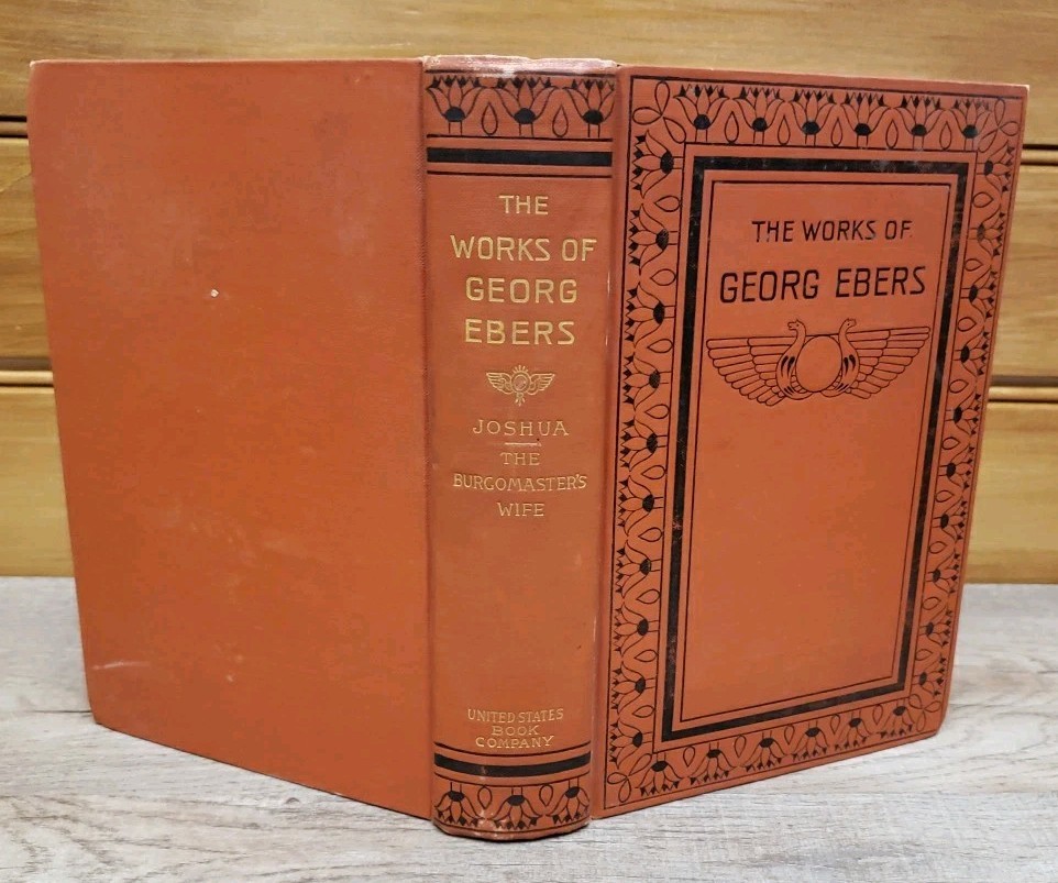 The Historical Romances of Georg Ebers Lot Of 5 From Late 1800s HC