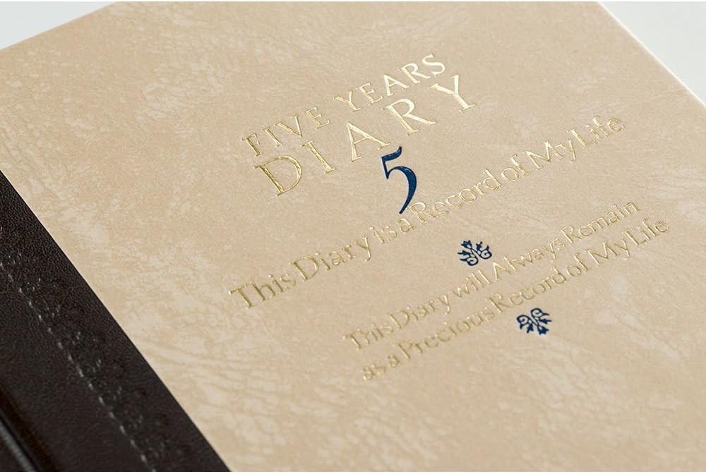 Heavy Bound 5- Diary with 366 Pages – Elegant Journal for Personal Growth