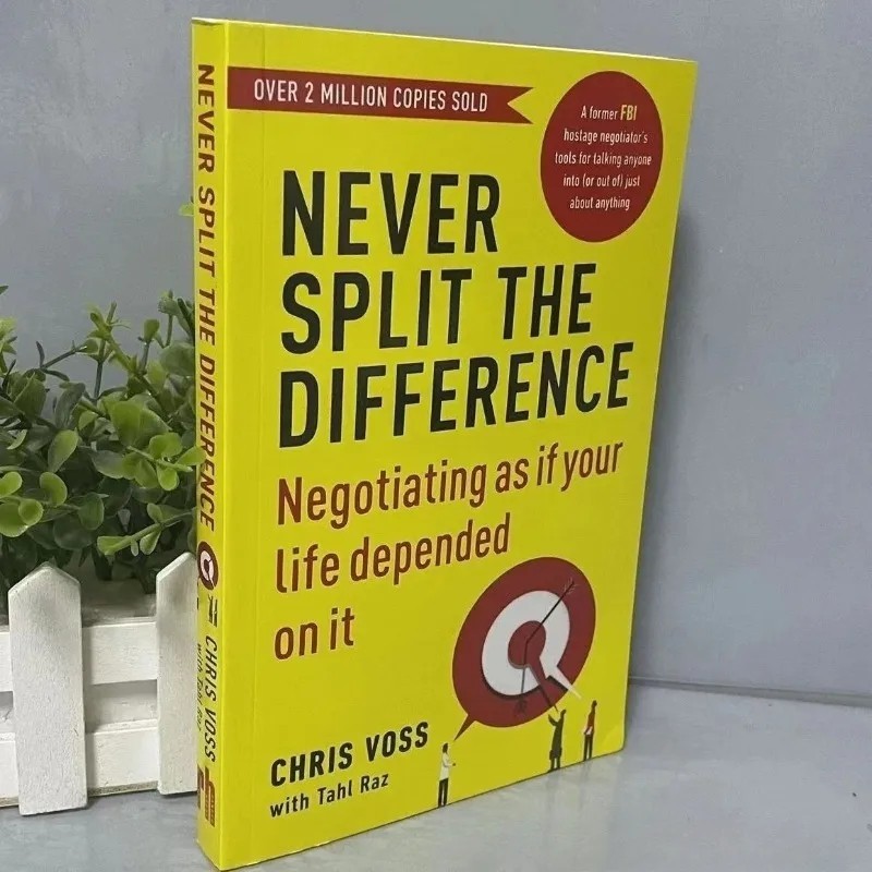 Never Split the Difference By Chris Voss Brand New Paperback – Free Shipping USA