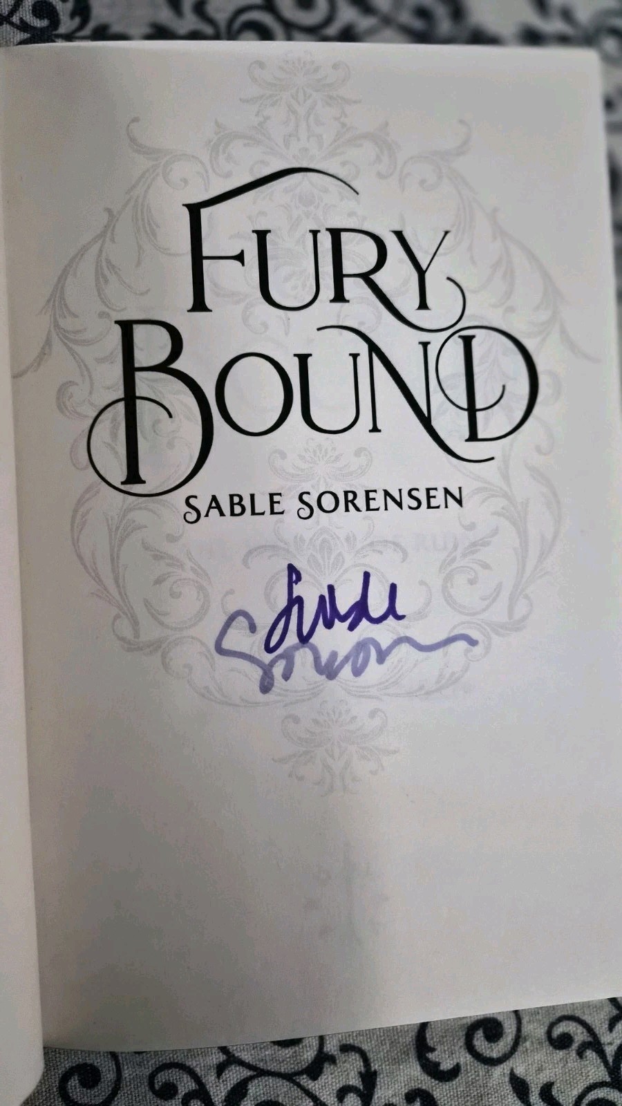 Waterstones Furybound Exclusive Signed Edition