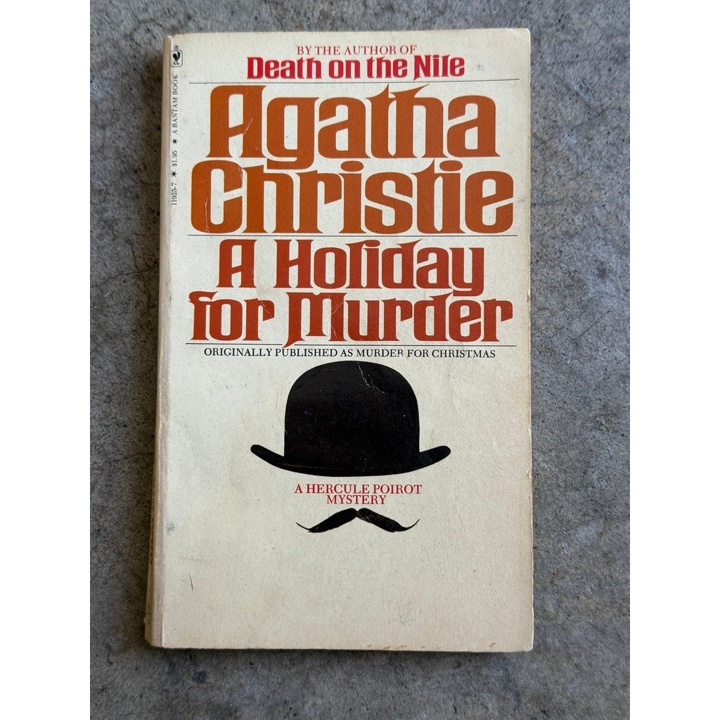 Agatha Christie A Holiday for Murder Hercule Poirot Mystery Vintage Paperback