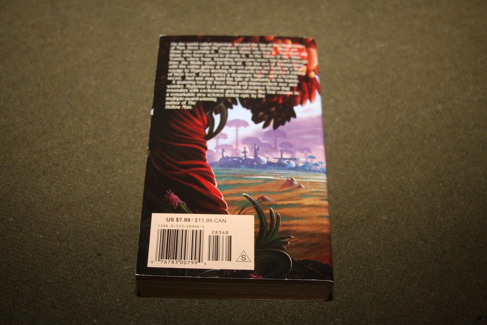 Hyperion by Dan Simmons 1995 PB 25th Print Bantam SF
