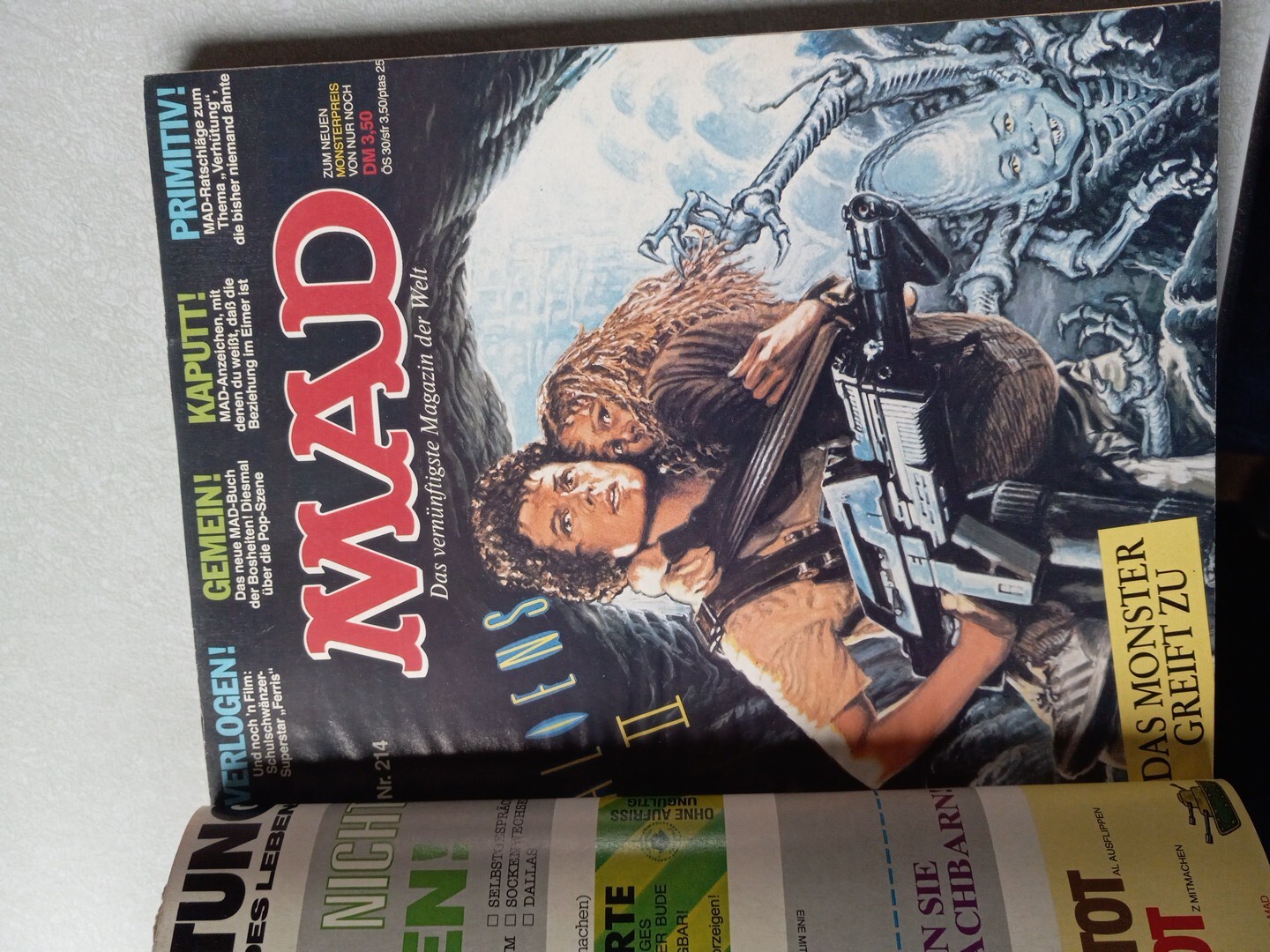 GERMAN MAD Magazine Paperback Book: #10 Deutsches Taschenbuch Vintage Rare!