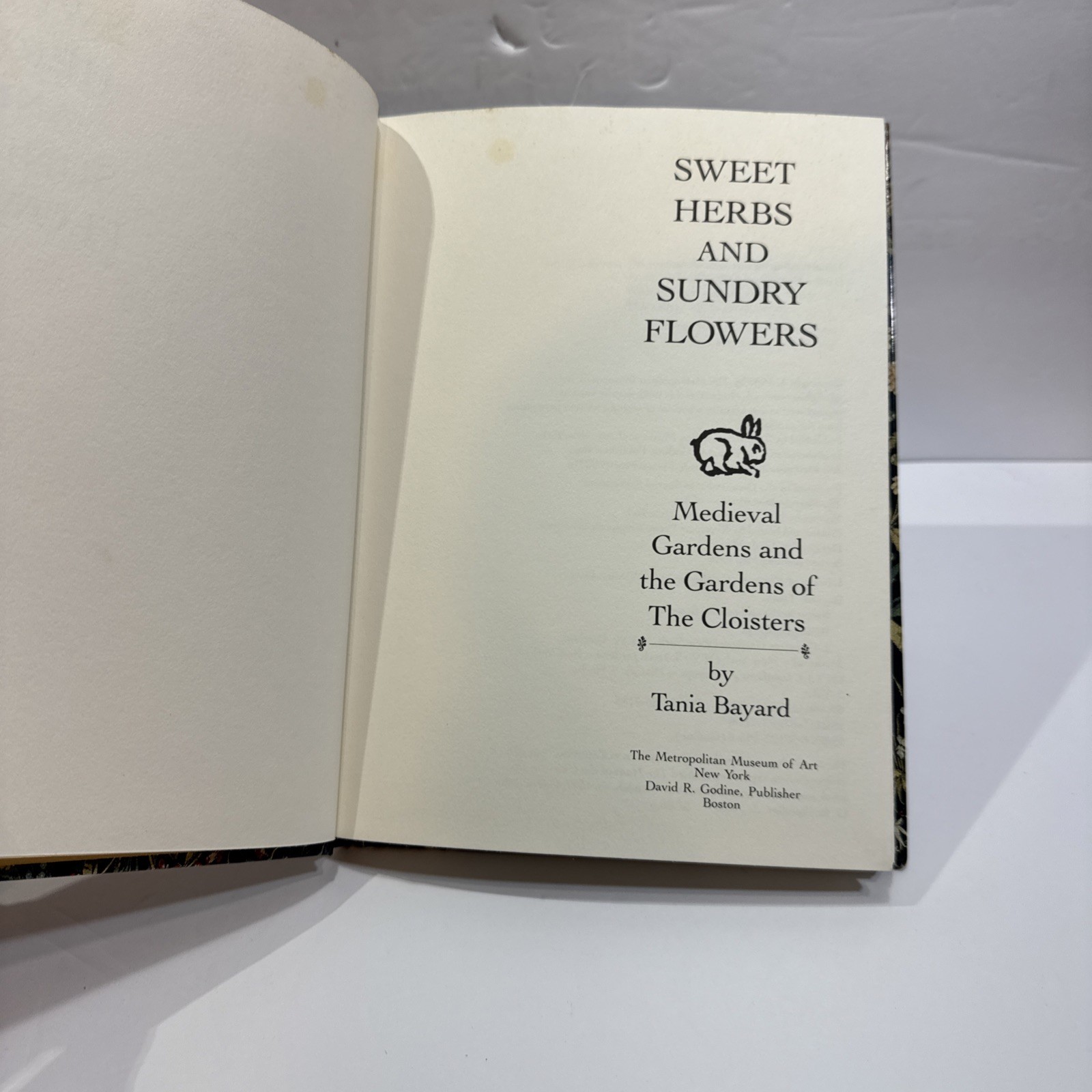 Sweet Herbs and Sundry Flowers: Medieval Gardens and the Gardens of the Cloiste,