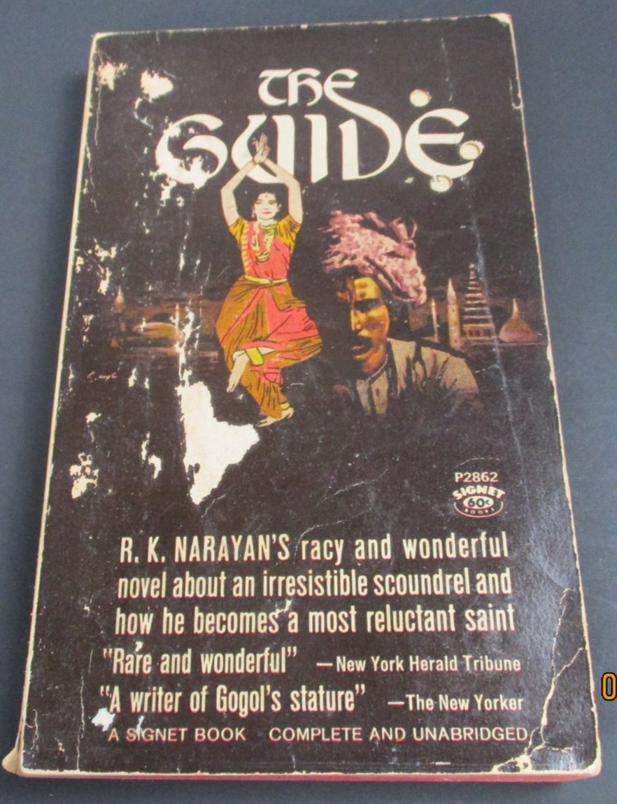 THE GUIDE by R. K. Narayan Signet Book 1st Print 1966 Paperback PB