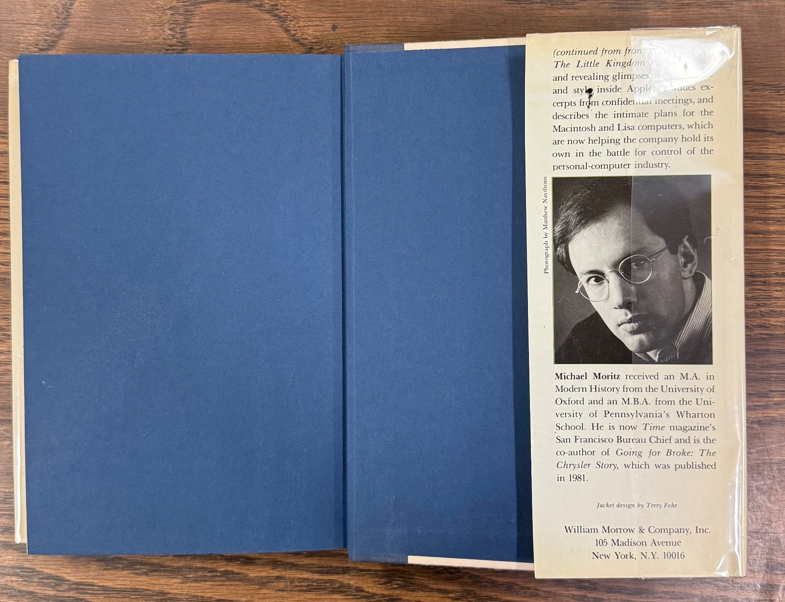 The Little Kingdom: The Private Story of Apple Computer by Moritz – 1st Edition