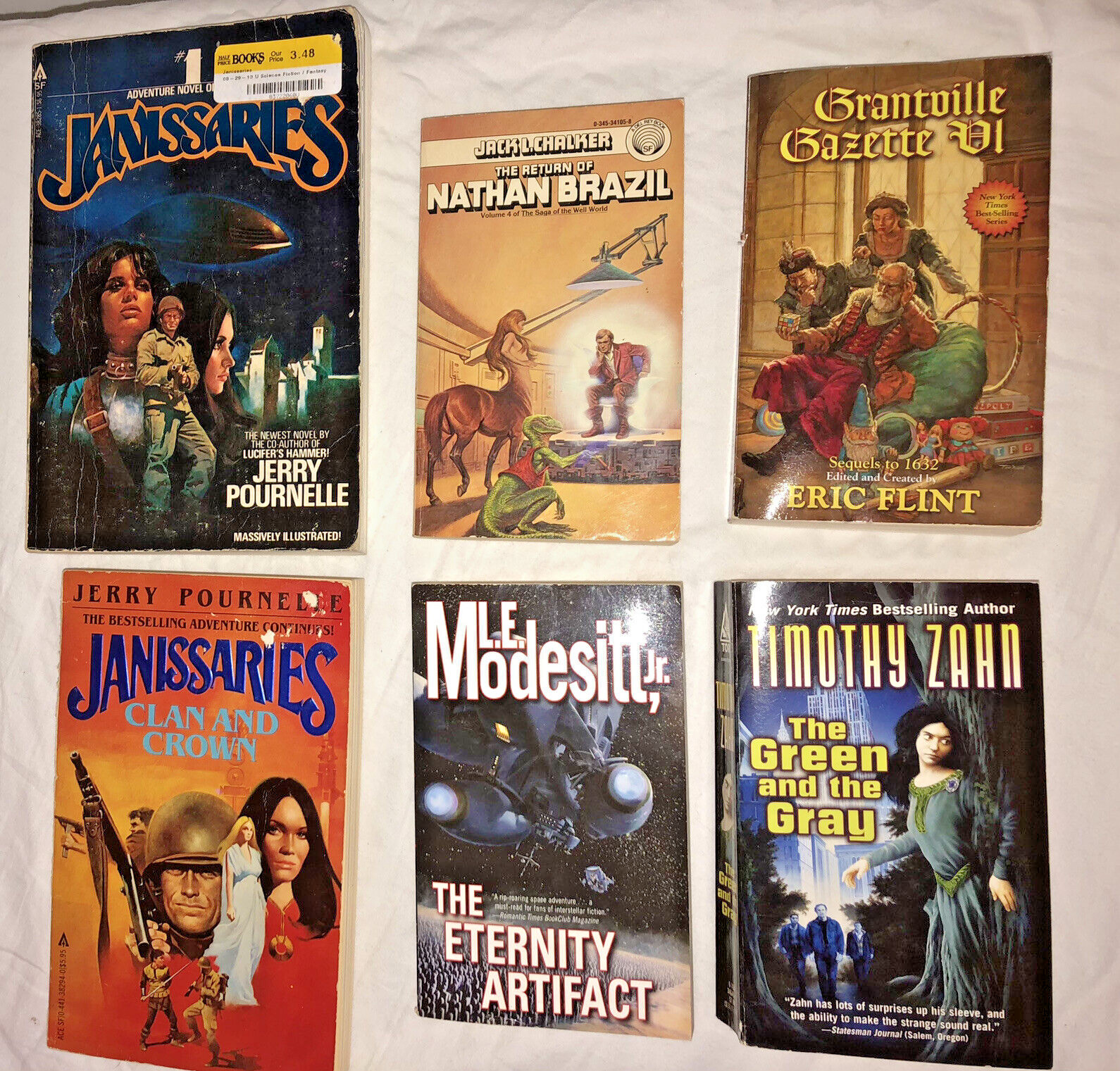 Science Fiction Book Lot Of 6 Books Package Deal Set