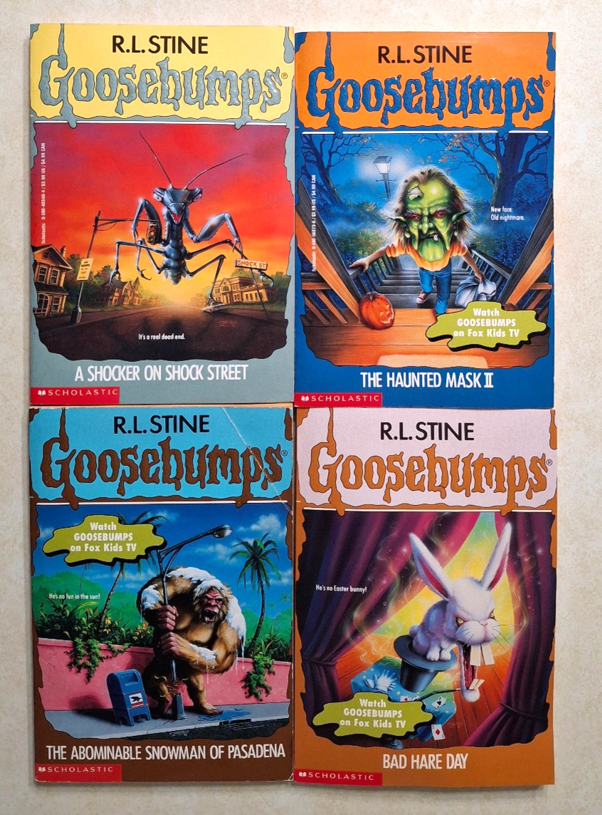 Goosebumps Books Lot of 17 R.L. Stine Mostly Vintage 1990s Paperbacks More Tales