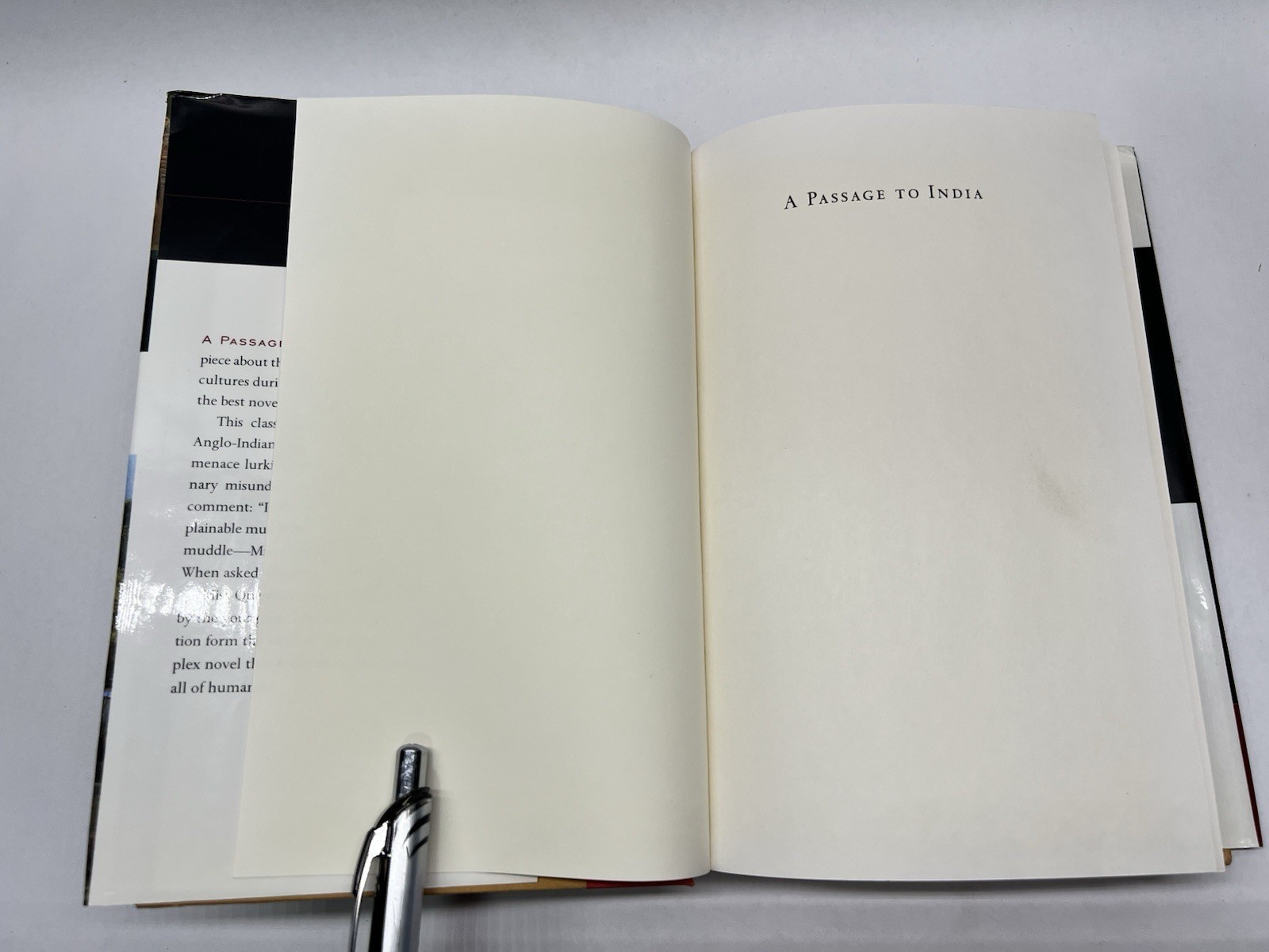 A PASSAGE TO INDIA By E. M. Forster – Hardcover