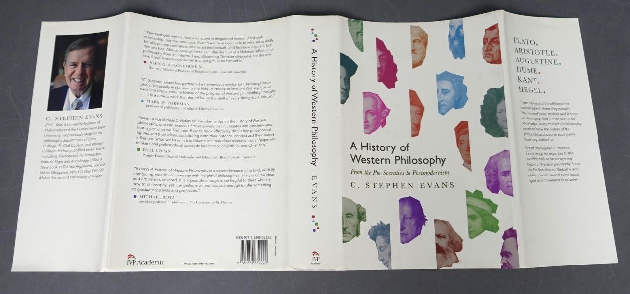 The History of Western Philosophy HC w/ Dustjacket C. Stephen Evans 2018