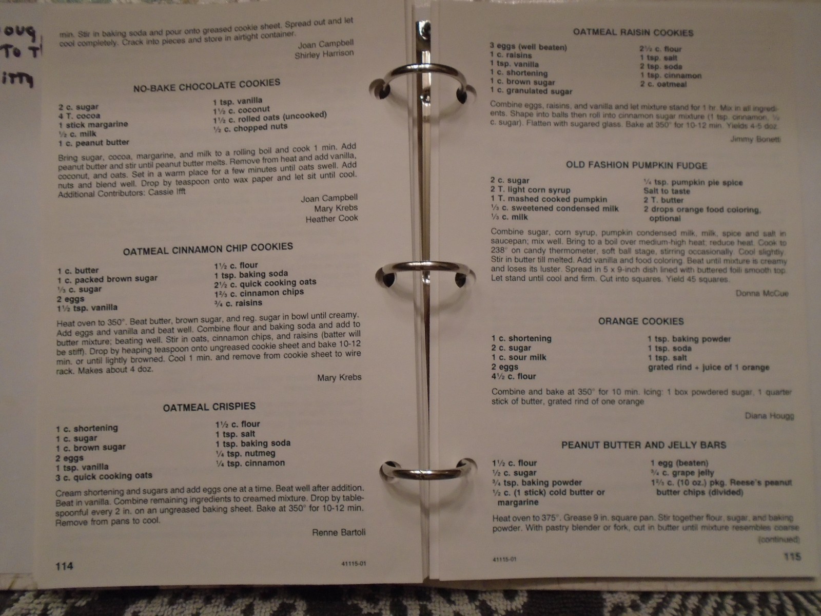 St Alphonsus Catholic Church COOKBOOK 2001 Boyers, Pennsylvania